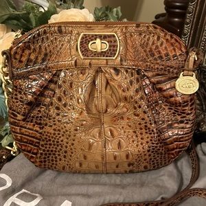 Brahmin vintage crossbody Melbourne leather bag